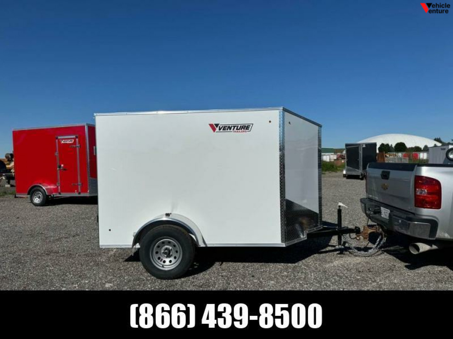 New 2025 5x8 Enclosed Trailer