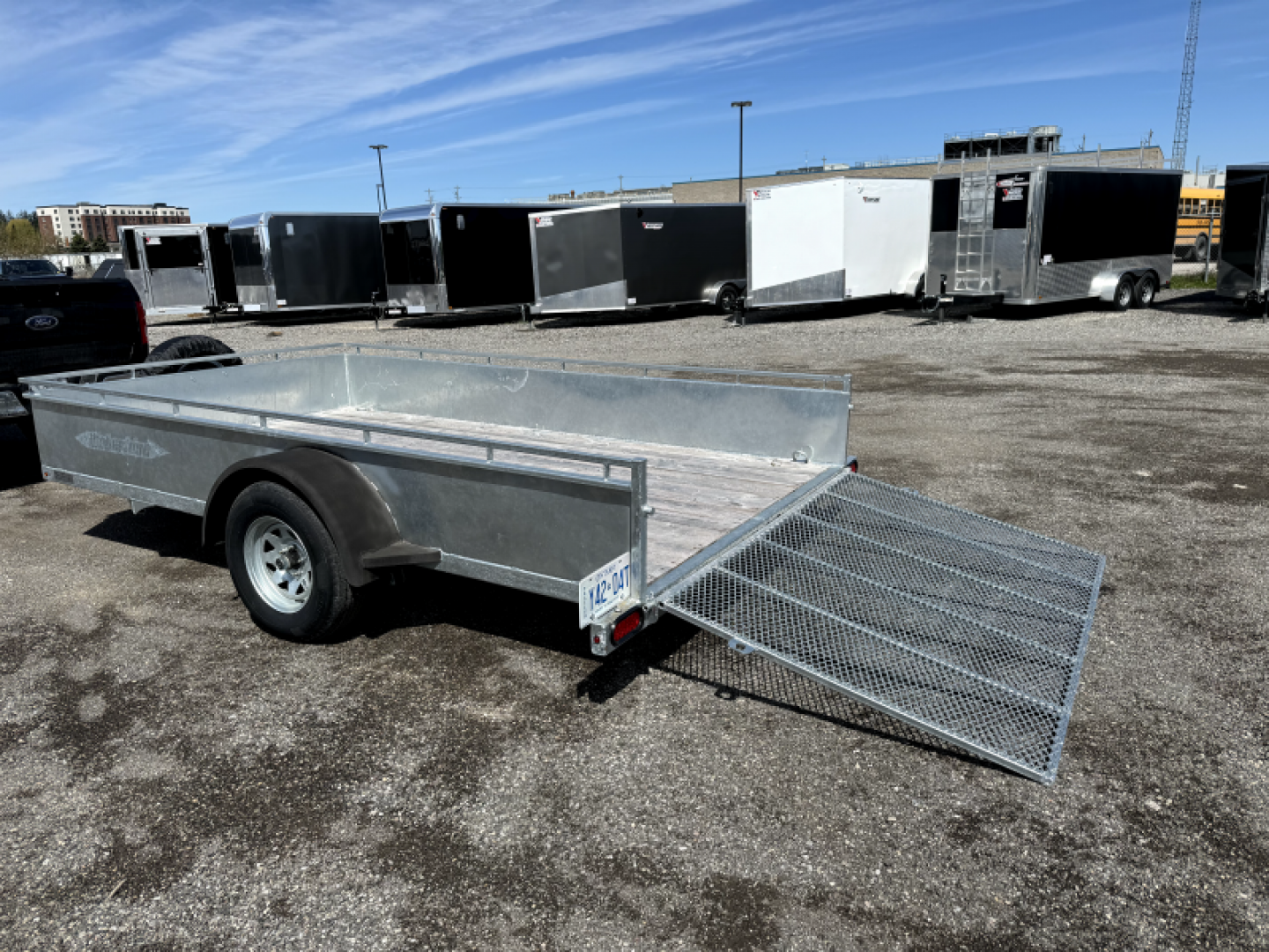Used 82" x 12' Open Utility Rental Trailer