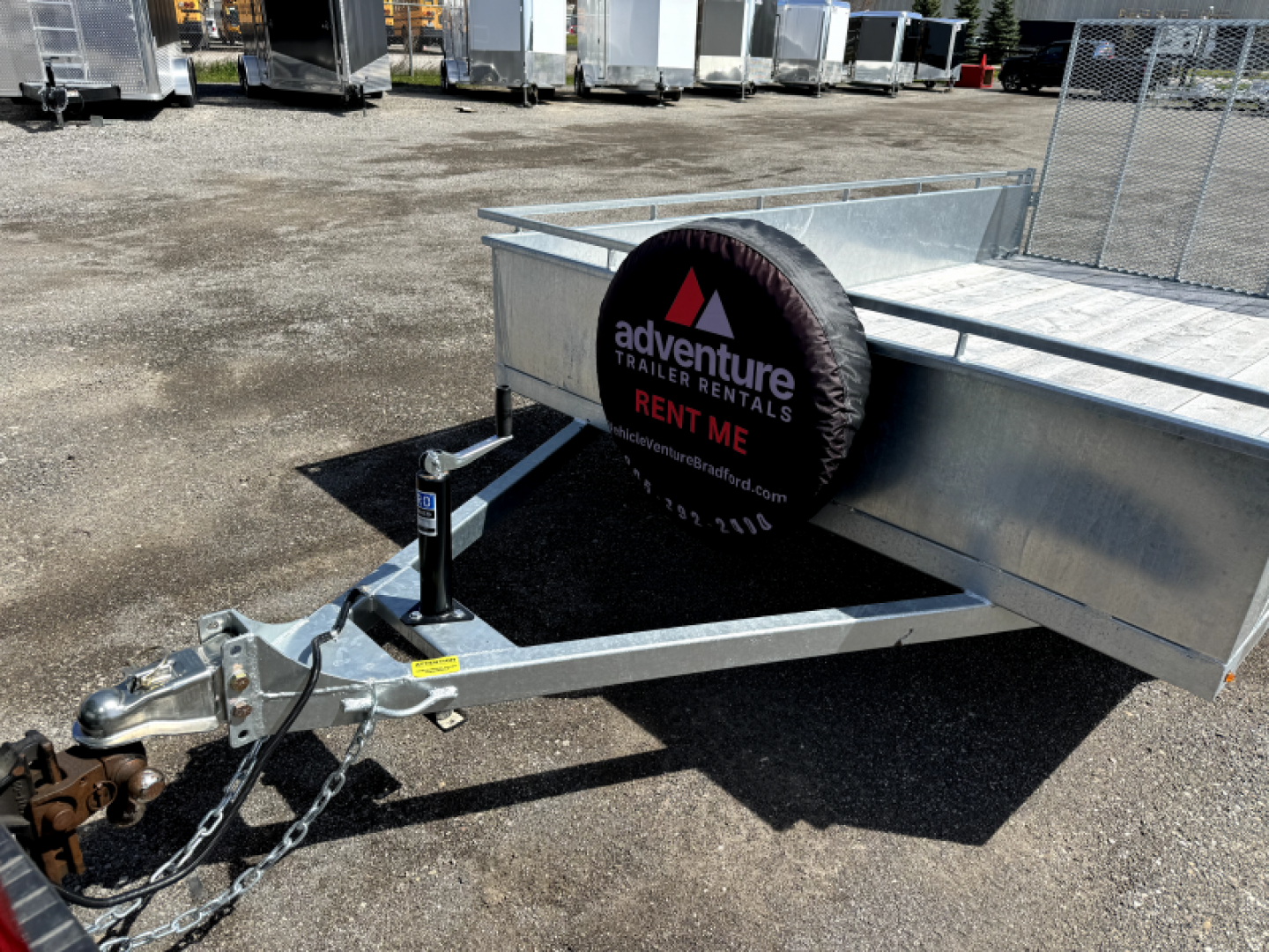 Used 82" x 12' Open Utility Rental Trailer