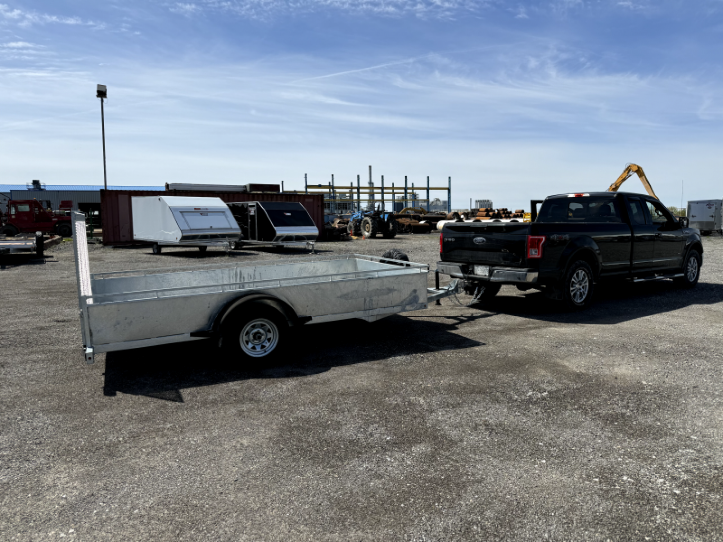 Used 82" x 12' Open Utility Rental Trailer
