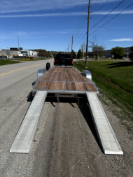 Used 7X24 Open Car Hauler Rental Trailer
