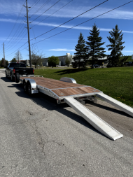Used 7X24 Open Car Hauler Rental Trailer