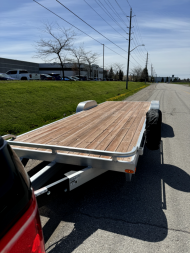 Used 7X24 Open Car Hauler Rental Trailer