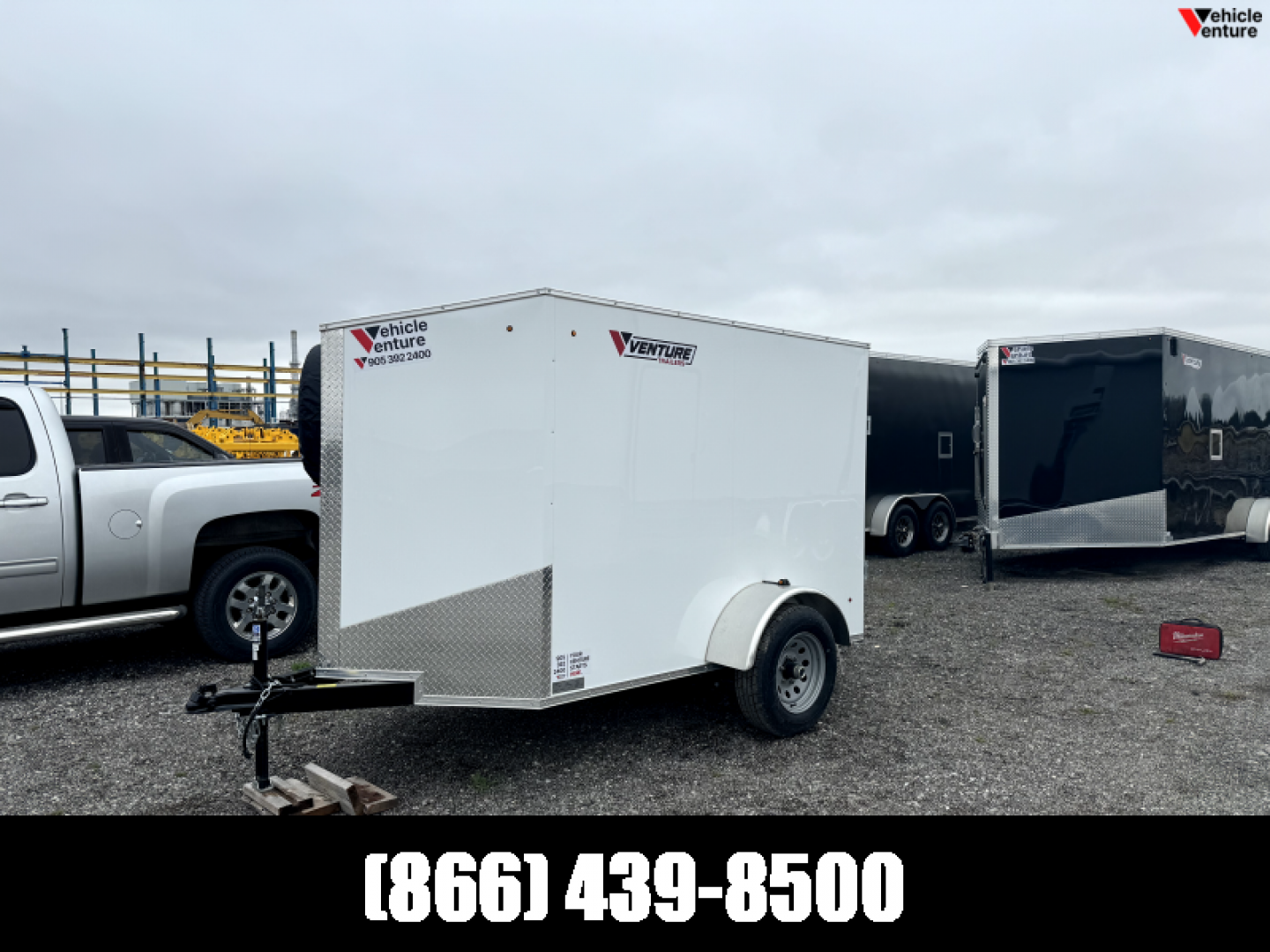 Used 5X8 Enclosed Rental Trailer