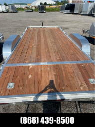 New 2023 7x18 All Aluminum Open Car Hauler