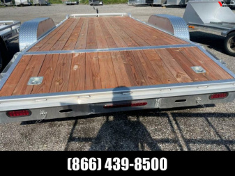 New 2023 7x18 All Aluminum Open Car Hauler