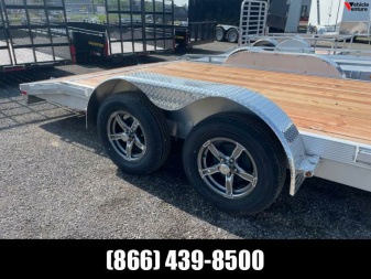 New 2023 7x18 All Aluminum Open Car Hauler