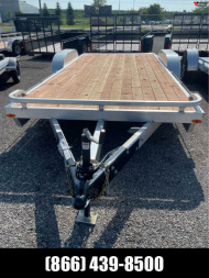 New 2023 7x18 All Aluminum Open Car Hauler