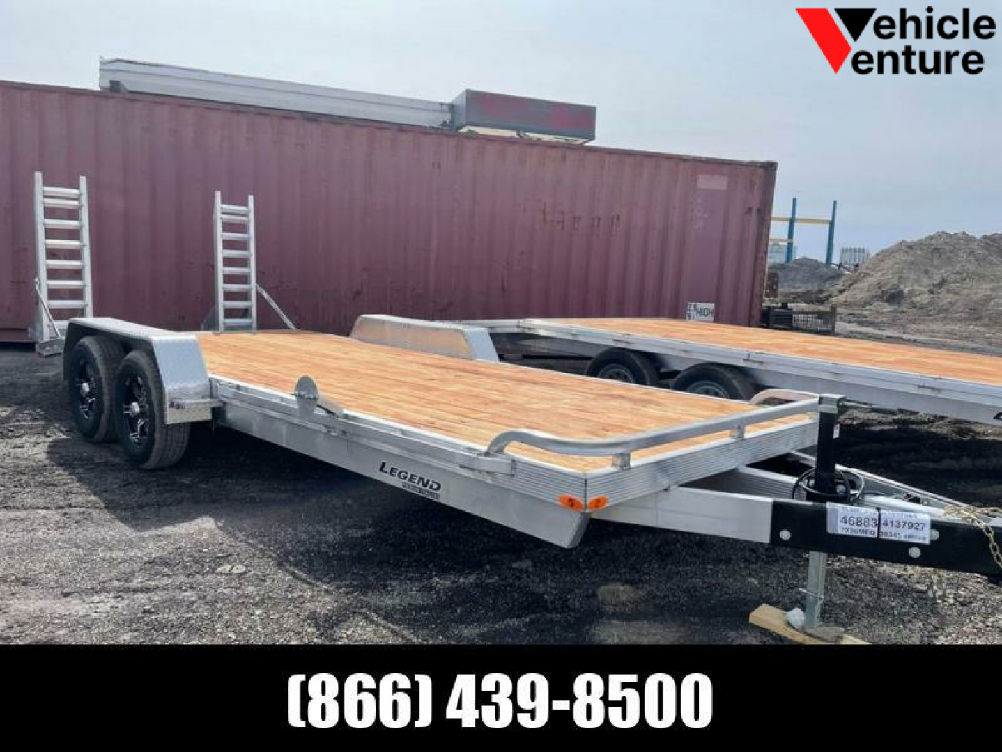 New 2022 7x20 Aluminum Equipment Hauler by Legend GVWR, 9990lbs
