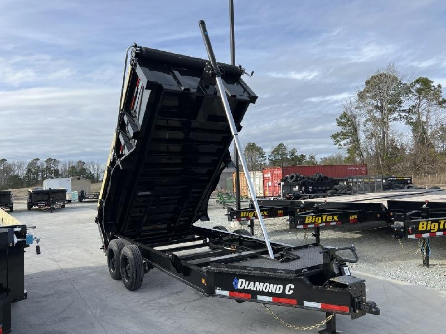 New 2024 Diamond C LPT208 7x14 18,000lb GVWR