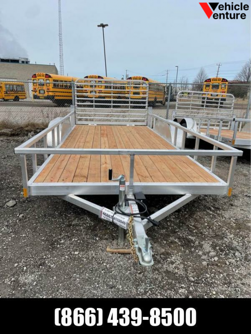 New 2022 7x16 Aluminum Legend Utility Trailer