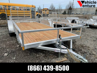 New 2022 7x16 Aluminum Legend Utility Trailer