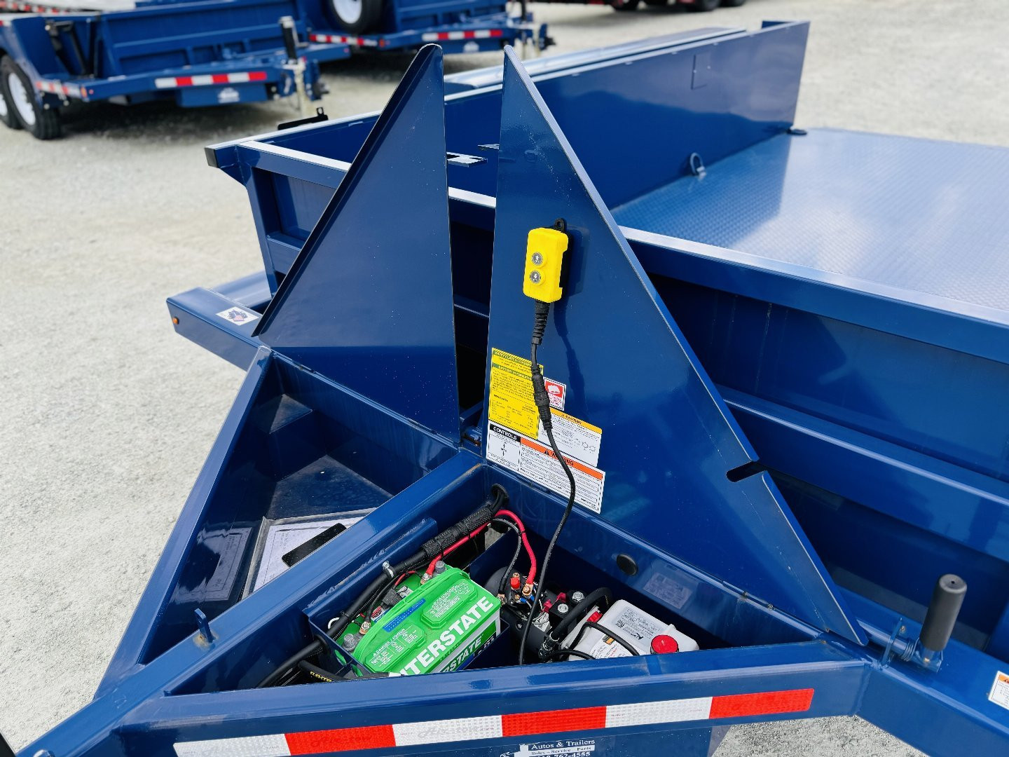New Air Tow UT14-10 Drop Deck Equipment Trailer with 10K GVWR
