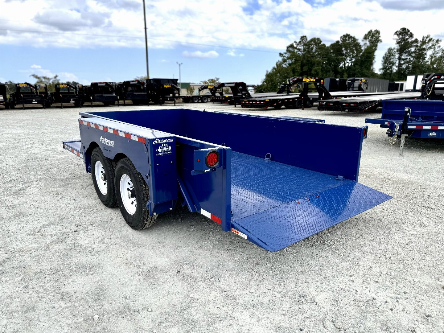 New Air Tow UT14-10 Drop Deck Equipment Trailer with 10K GVWR