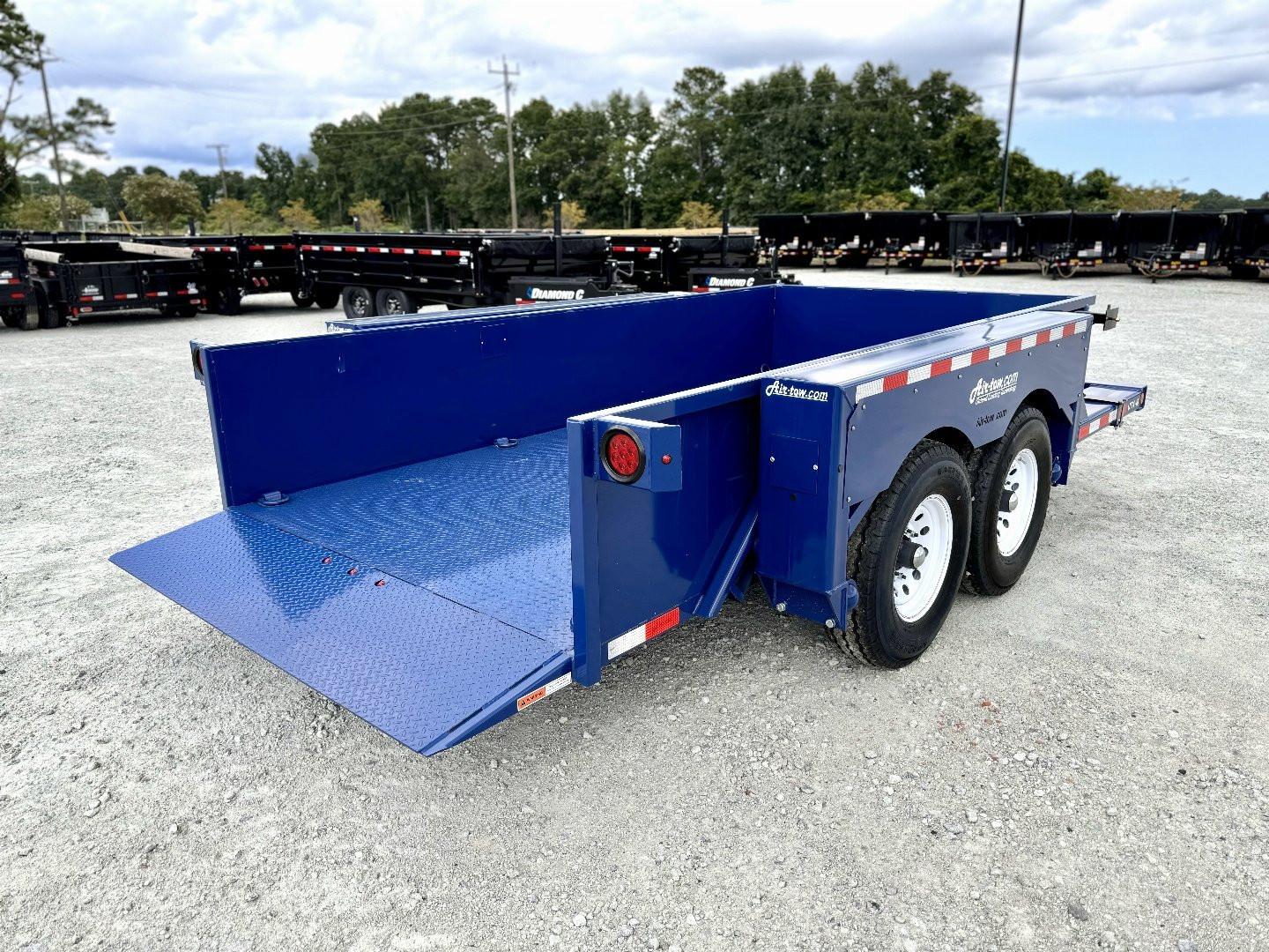 New Air Tow UT14-10 Drop Deck Equipment Trailer with 10K GVWR