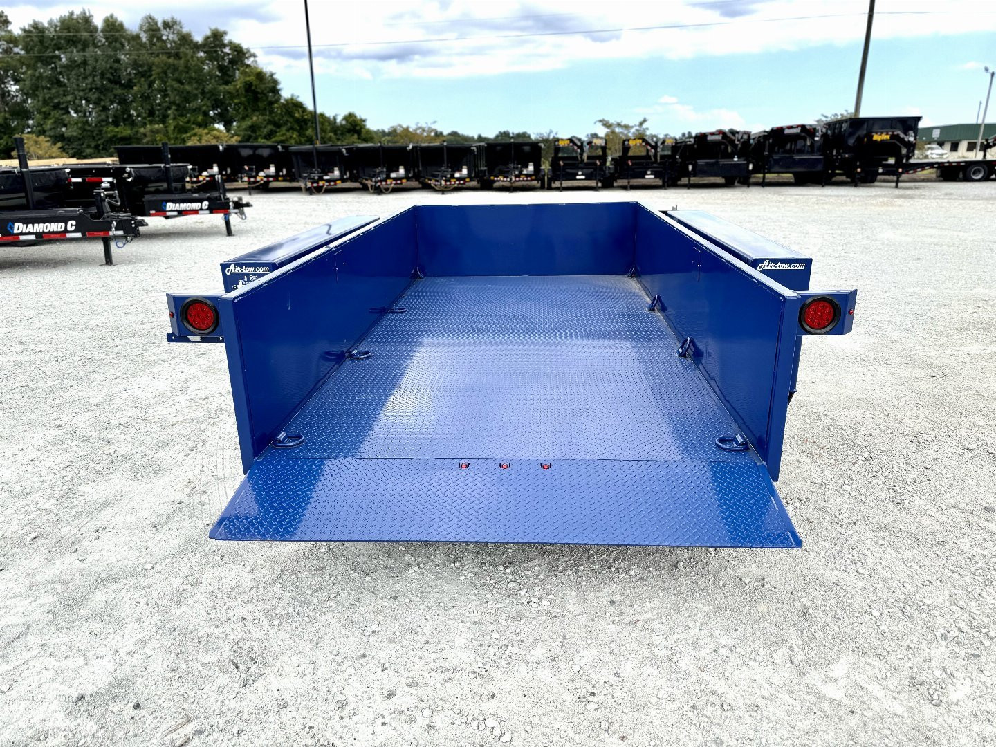 New Air Tow UT14-10 Drop Deck Equipment Trailer with 10K GVWR