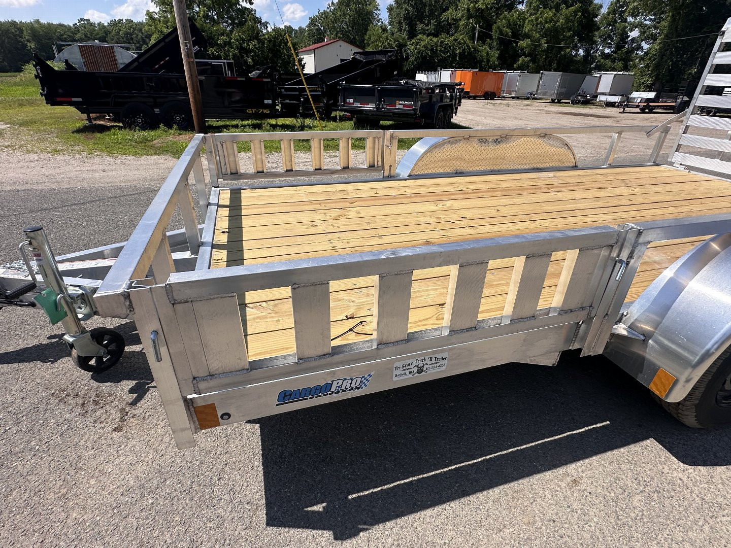 New 2026 CARGOPRO 6.5x14 Aluminum Utility Trailer