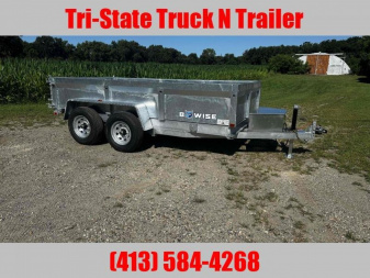 New 2026 BWISE 6x10 Galvanized Dump trailer