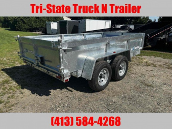 New 2026 BWISE 6x10 Galvanized Dump trailer