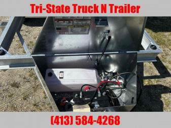 New 2026 BWISE 6x10 Galvanized Dump trailer