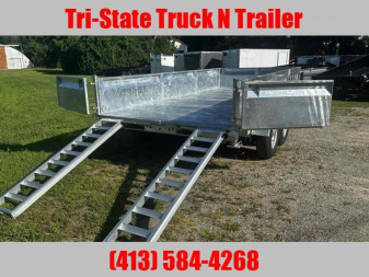 New 2026 BWISE 6x10 Galvanized Dump trailer