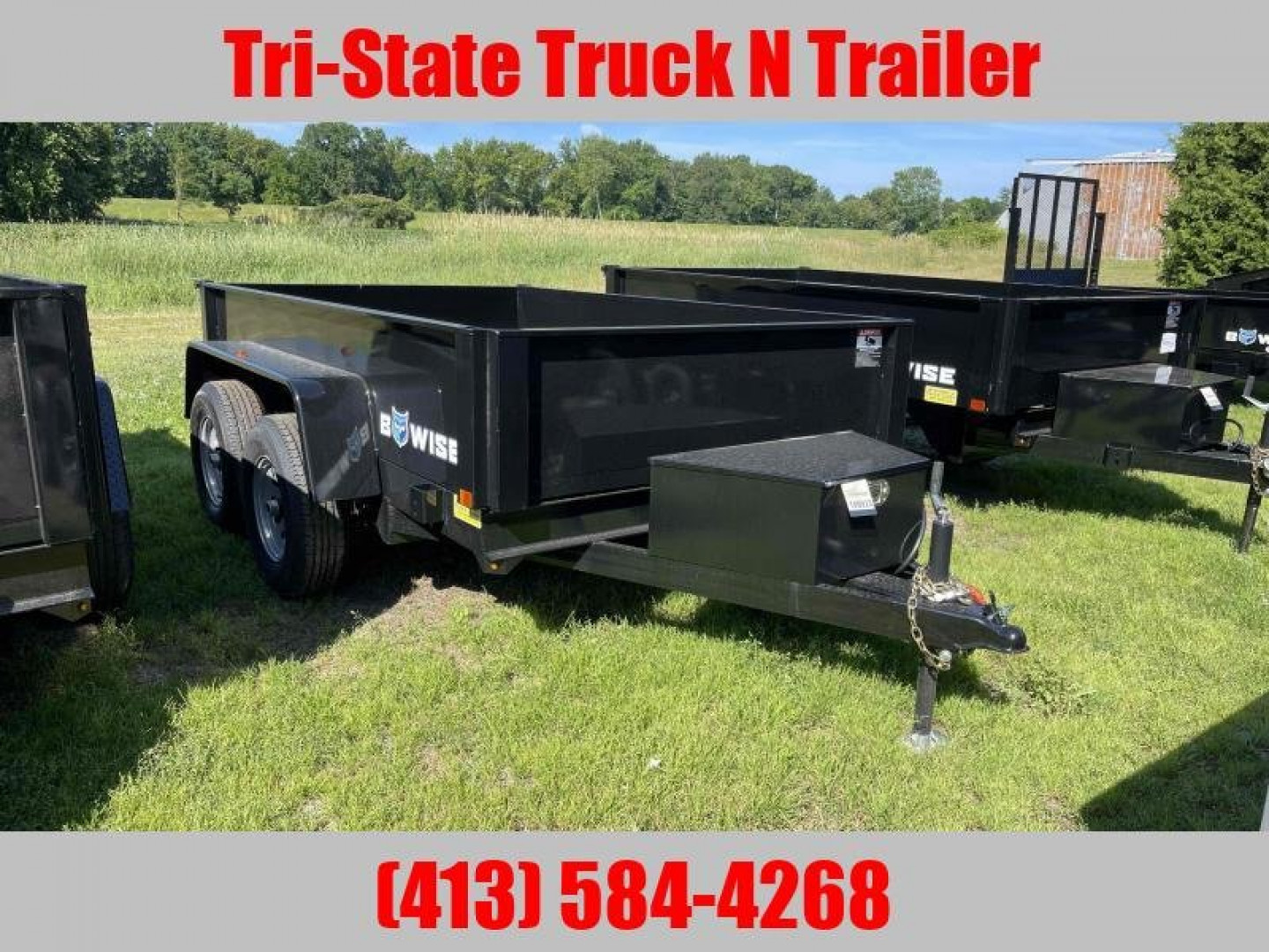 New 2026 BWISE 6x10 10K Dump trailer