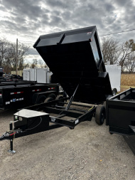 New 2025 Bwise 7x 12 10K GVW Dump Trailer Ramps & Barn doors