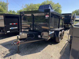 New 2026 BWISE 7x12 Dump trailer Highside ramps/barn doors