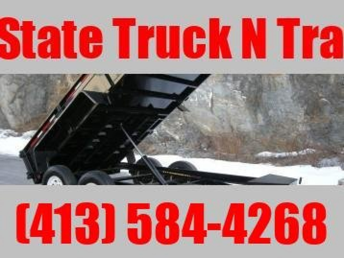 New 2026 BWISE 7x12 Dump trailer 44" sides ramps/barn doors