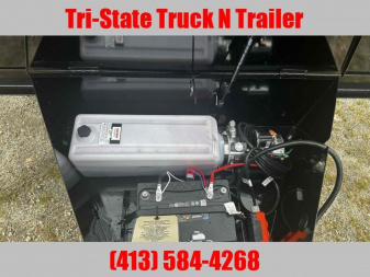 New 2026 BWISE 7x12 Dump trailer 44" sides ramps/barn doors