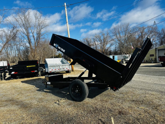 New 2026 BWISE 5x10 Dump Trailer landscape package