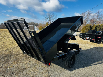 New 2026 BWISE 5x10 Dump Trailer landscape package