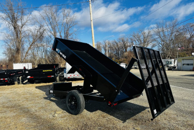 New 2026 BWISE 5x10 Dump Trailer landscape package