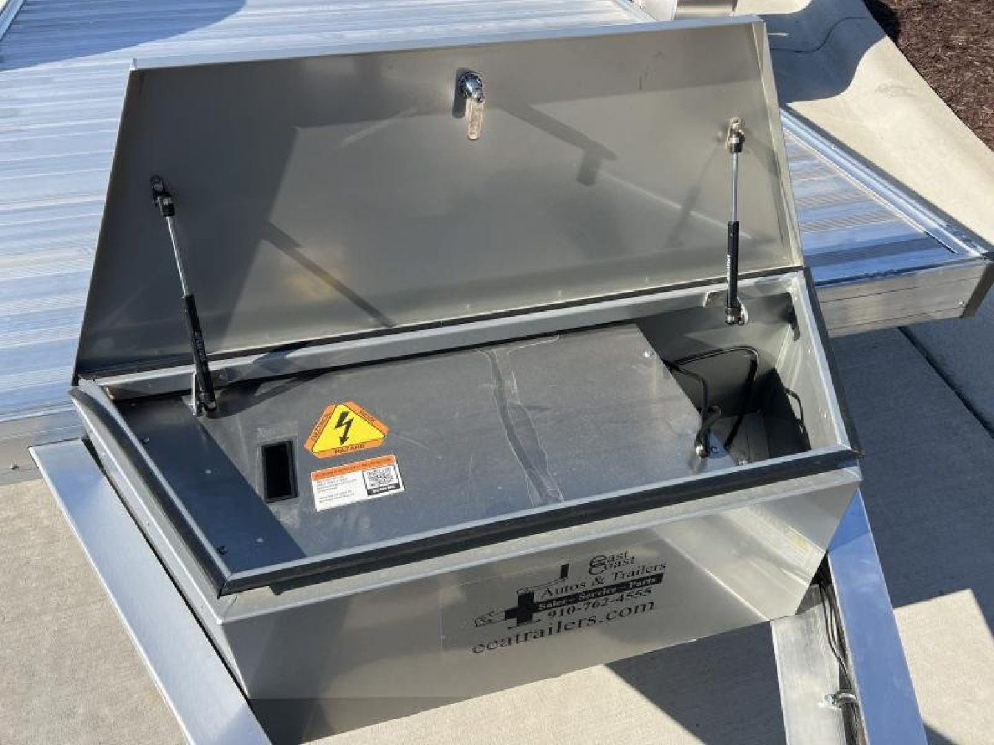 New BRAND NEW ALUMINUM Timpte 5'X12' Electric Drop Axle Trailer