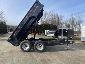 New 2025 Belmont 6x10 Dump trailer ramps. barn doors