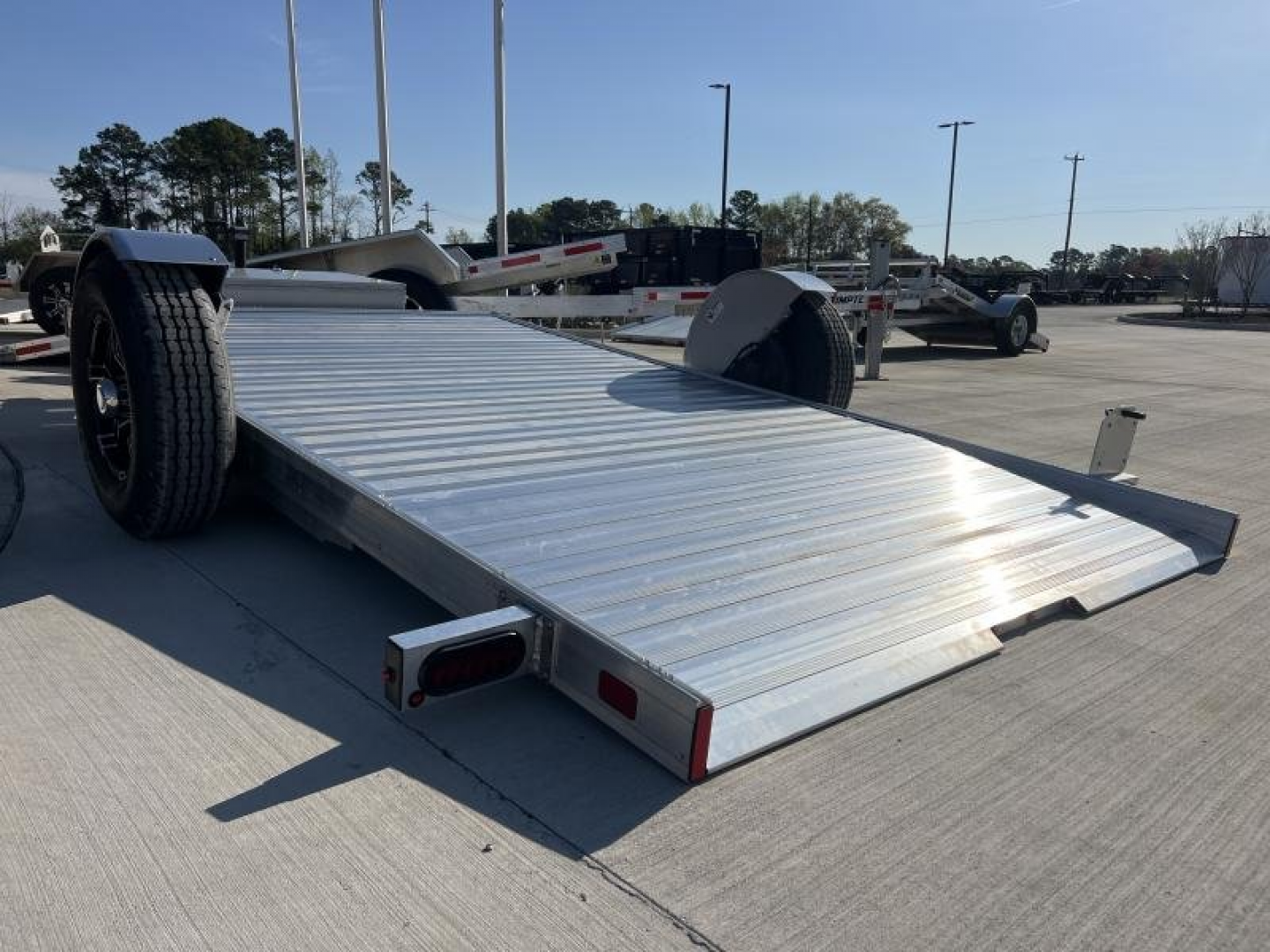 New BRAND NEW ALUMINUM Timpte 5'X12' Electric Drop Axle Trailer