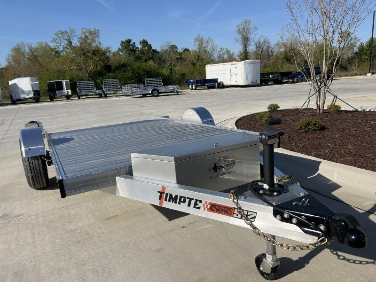 New BRAND NEW ALUMINUM Timpte 5'X12' Electric Drop Axle Trailer