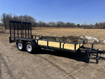 New 2025 Belmont 7x16 7K Landscape Utility Trailer