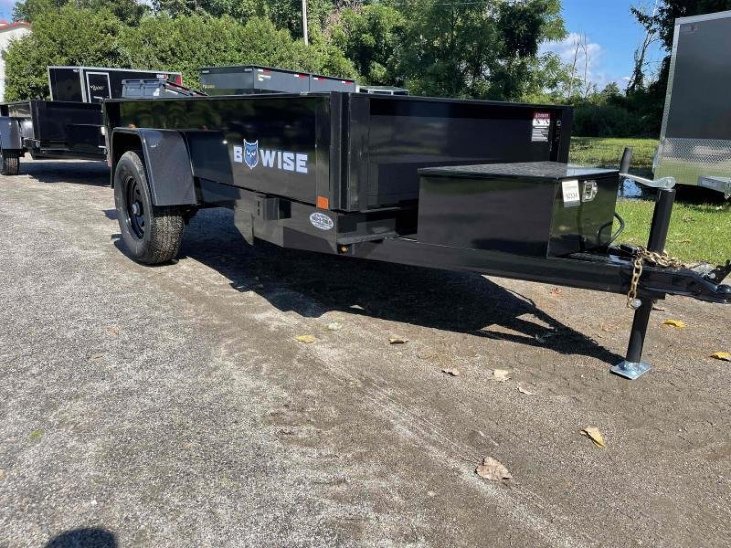 New 2025 Bwise DTR 5x10 5k gvw w/ brakes Dump Trailer