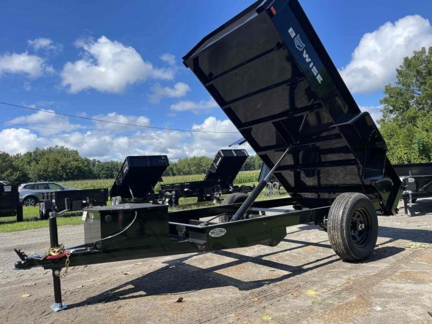 New 2025 Bwise DTR 5x10 5k gvw w/ brakes Dump Trailer