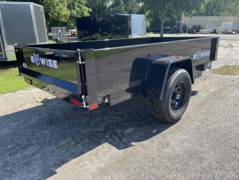 New 2025 Bwise DTR 5x10 5k gvw w/ brakes Dump Trailer
