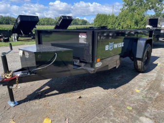 New 2025 Bwise DTR 5x10 5k gvw w/ brakes Dump Trailer