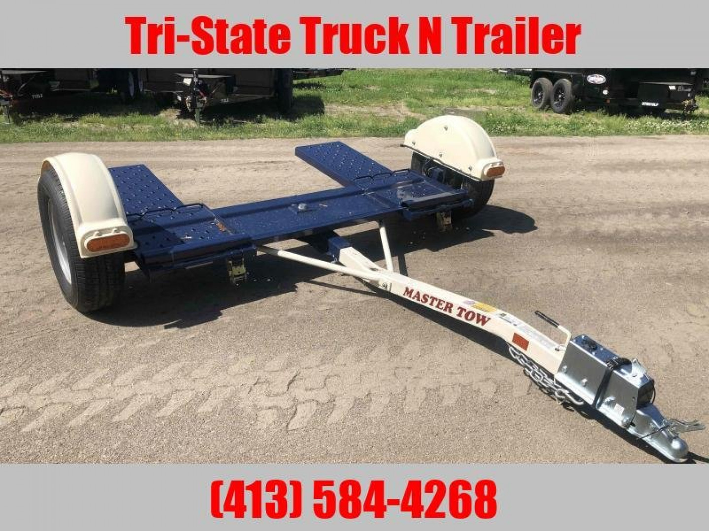 New 2025 Master Tow Model 80THD Car Dolly Surge Brakes