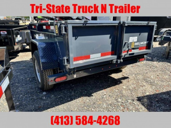 New 2025 Belmont 5x8 5K GVW Dump Trailer Barn doors