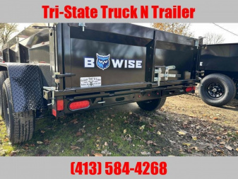 New 2025 Bwise 6x12 10K Gvw with ramps and barn doors