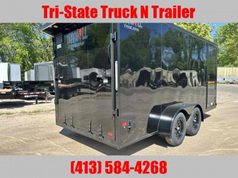 New 2025 Durabull 7x16 Aluminum enclosed trailer Blackout 84"