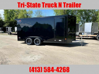 New 2025 Durabull 7x16 Aluminum enclosed trailer Blackout 84"