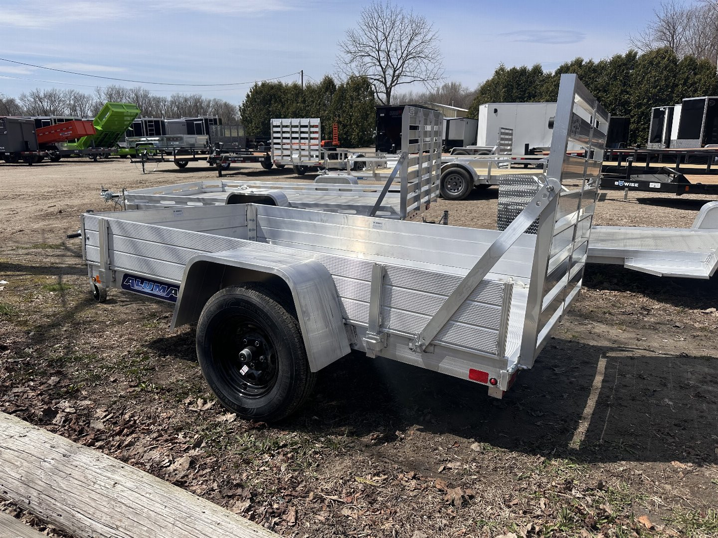 New 2026 Aluma 5x8 Aluminum Utility trailer