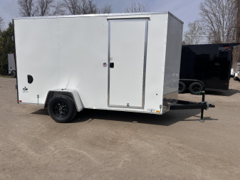 New 2025 Look 6X12 Enclosed Trailer Barn doors