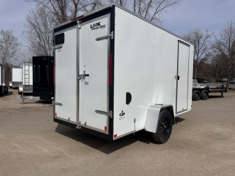 New 2025 Look 6X12 Enclosed Trailer Barn doors